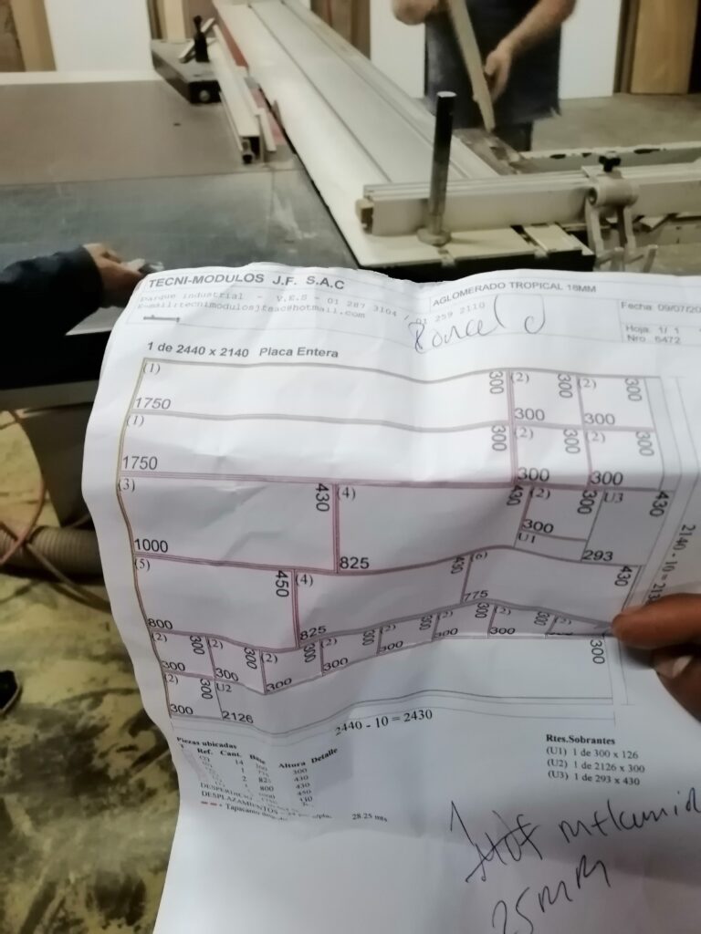 fabricación de muebles